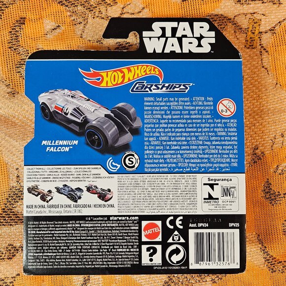Hot Wheels Star Wars Carships Millennium Falcon Diecast Toy Vehicle 2016 DPV25 - Picture 3 of 3